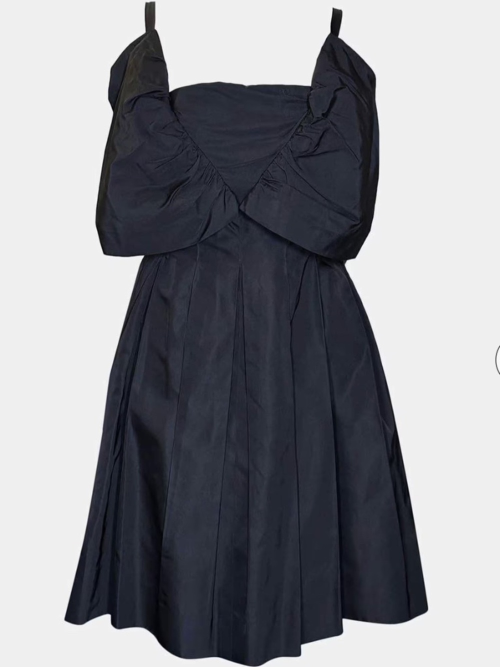 Vintage Chanel black silk dress